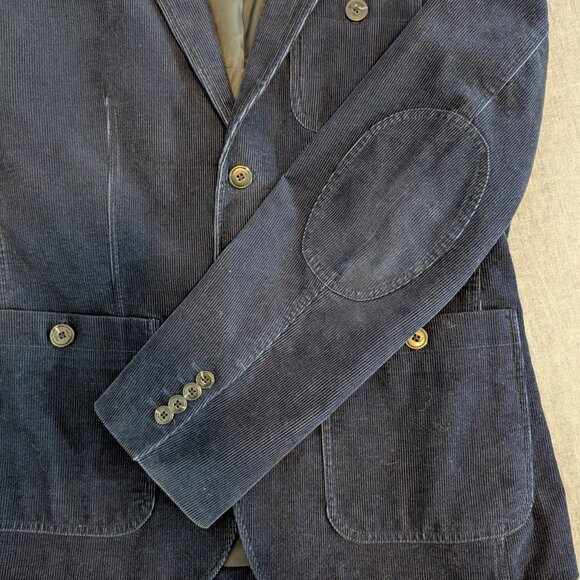 Mexx Navy Metropolitan Corduroy Blazer - Slim 42 - Picture 12 of 14
